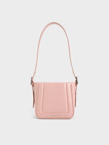 Petra Boxy Bucket Bag, Pink, hi-res