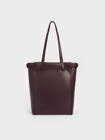 Ellis Tote Bag, Plum, hi-res