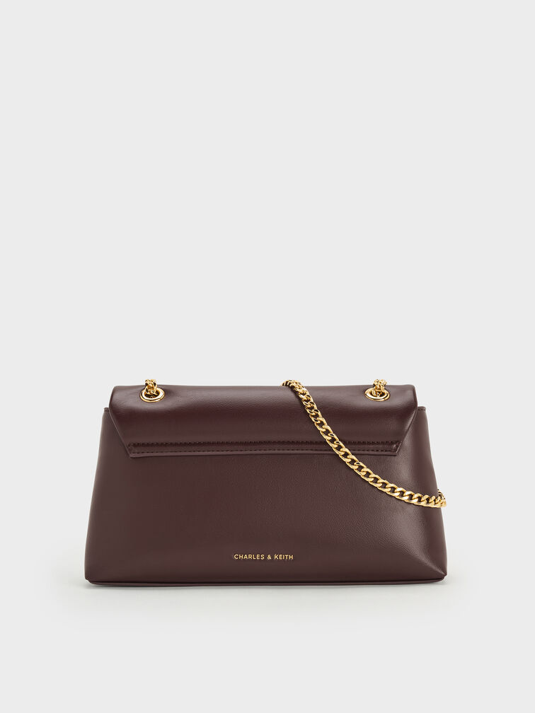 Lilibet Chain-Strap Bag, Plum, hi-res