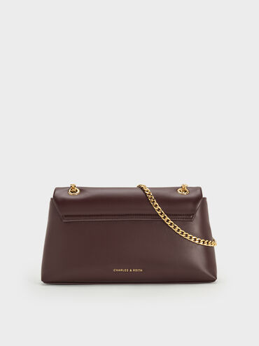 Lilibet Chain-Strap Bag, Plum, hi-res
