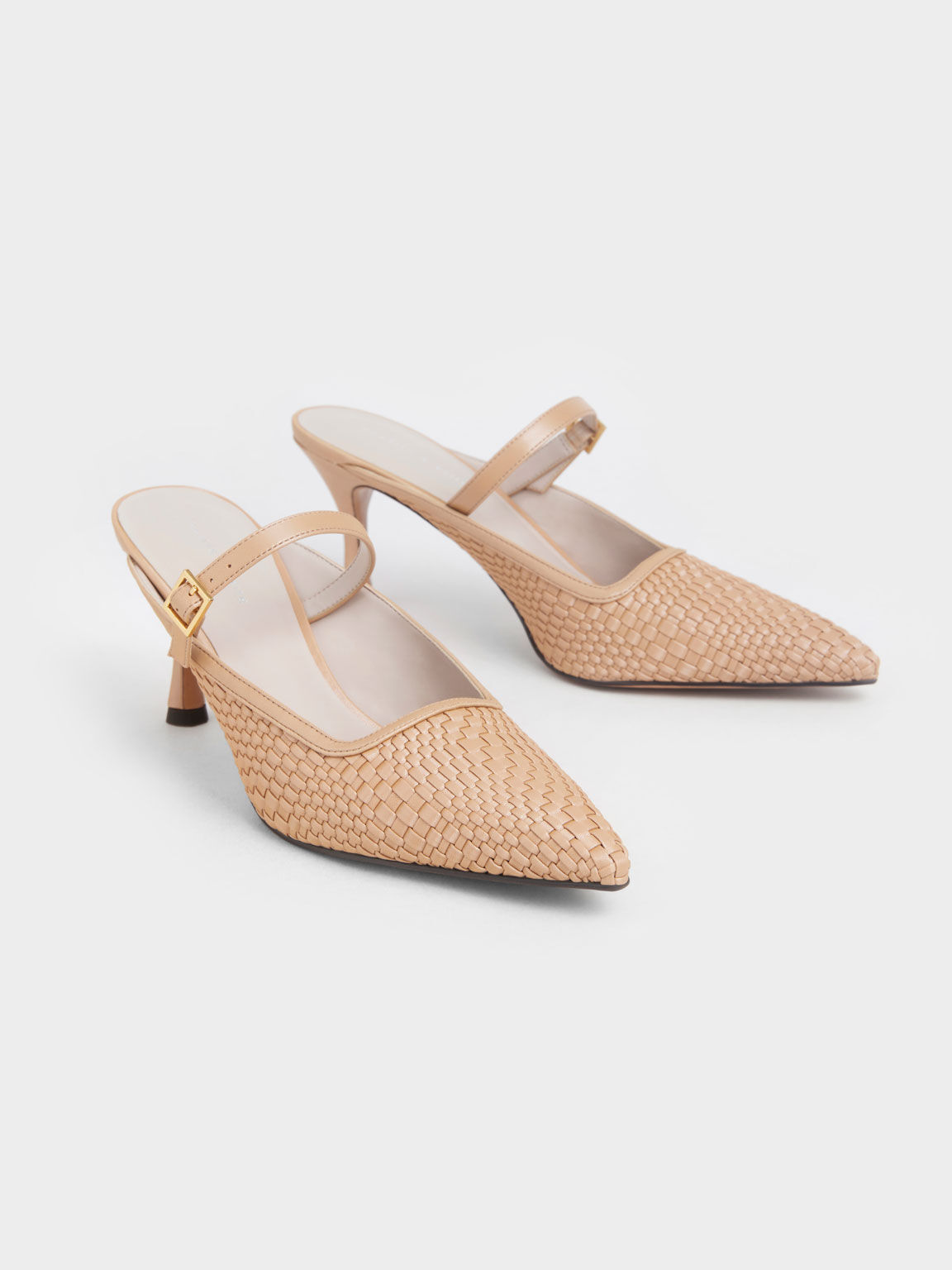 Camel heeled mules store