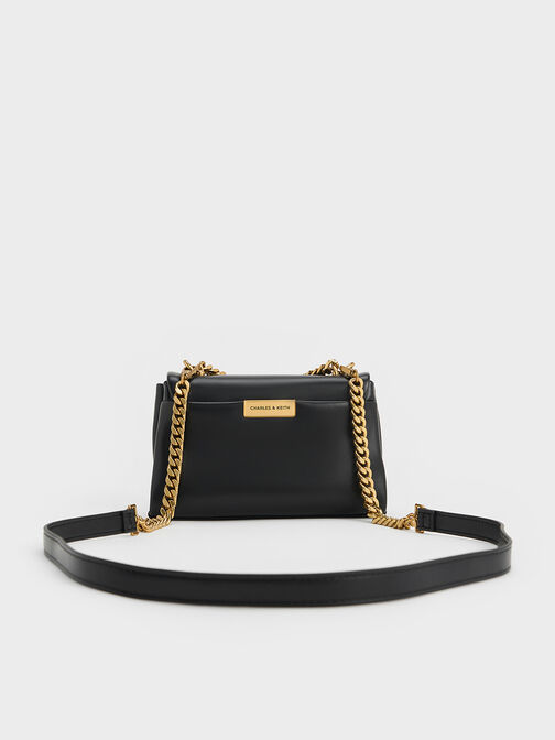Mini Kerry Chain-Handle Crossbody Bag, Black, hi-res