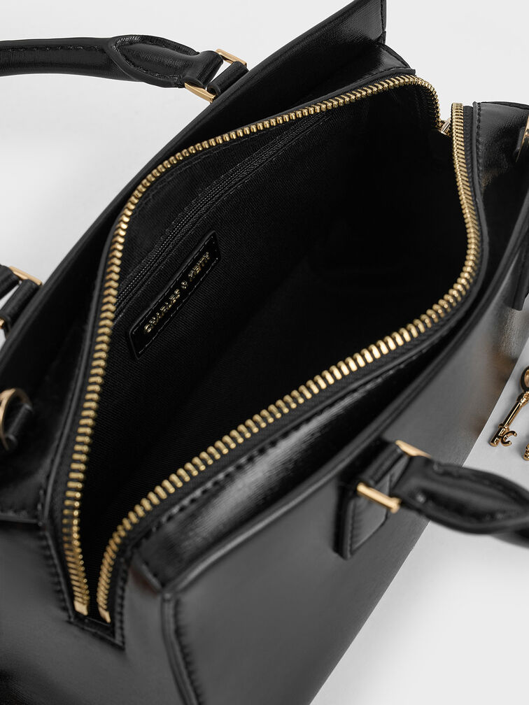 Mini Kerry Tote Bag, Black, hi-res
