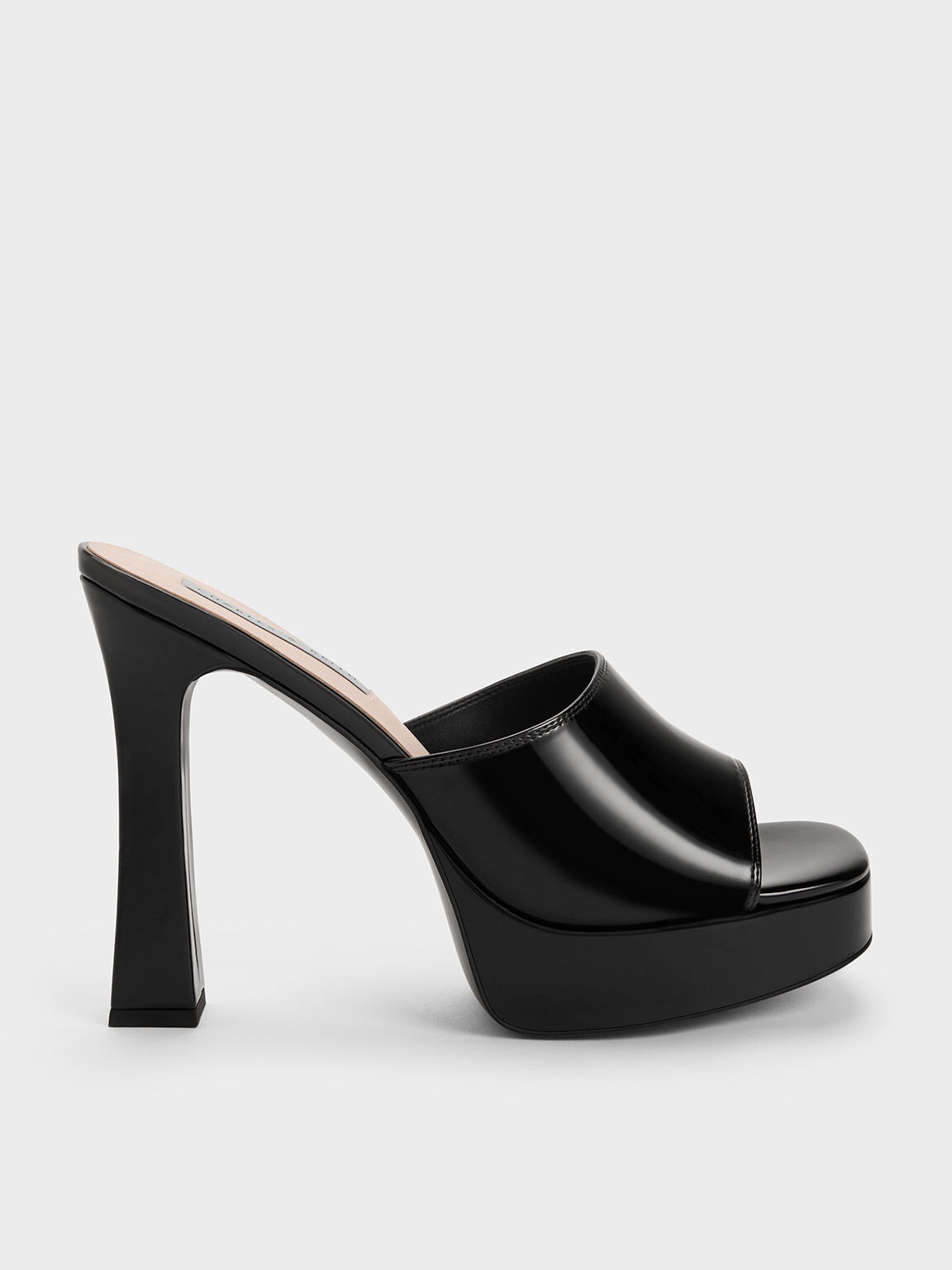 Mule black heels best sale