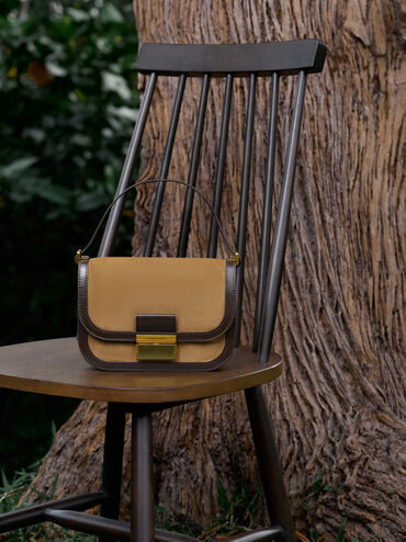 Charlot Recycled Suede Bag, Sahara Sand, hi-res