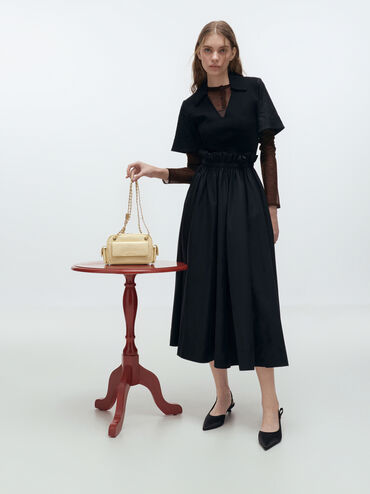 Duo Quilted Crossbody Bag, Butter Yellow, hi-res