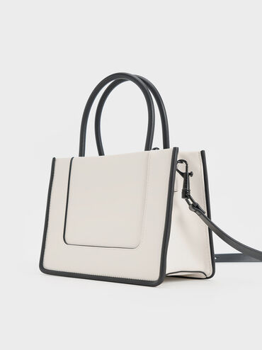 Mini Daylla Tote Bag, Cream, hi-res