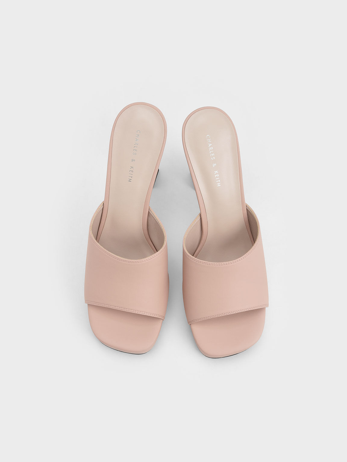 Light pink mule sale heels