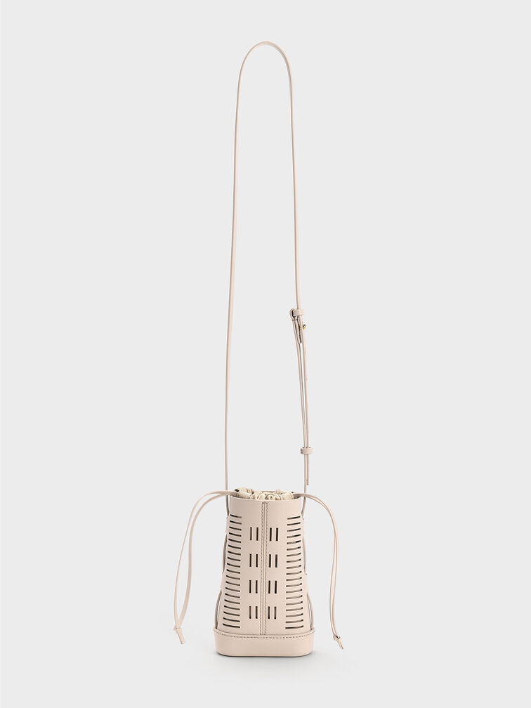 Delphi Cut-Out Phone Pouch, Oat, hi-res