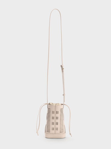 Delphi Cut-Out Phone Pouch, Oat, hi-res