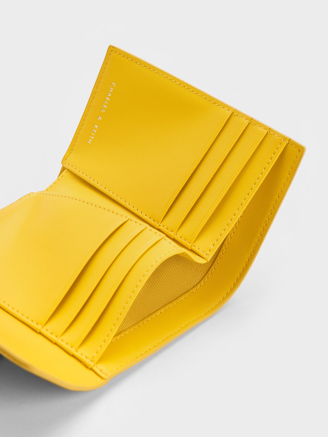 Charles and keith yellow wallet outlet