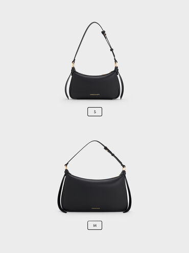Mini Calla Shoulder Bag, Black, hi-res