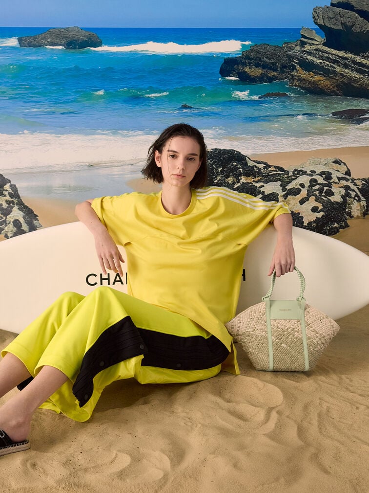 Shalia Raffia Basket Bag, Matcha Green, hi-res