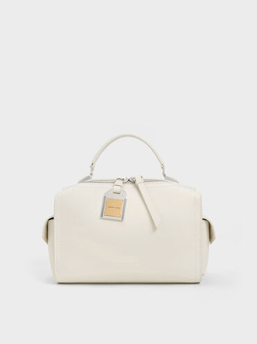 Austen Top Handle Bag, Cream, hi-res
