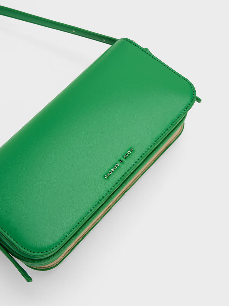 Henrietta Shoulder Bag, Green, hi-res