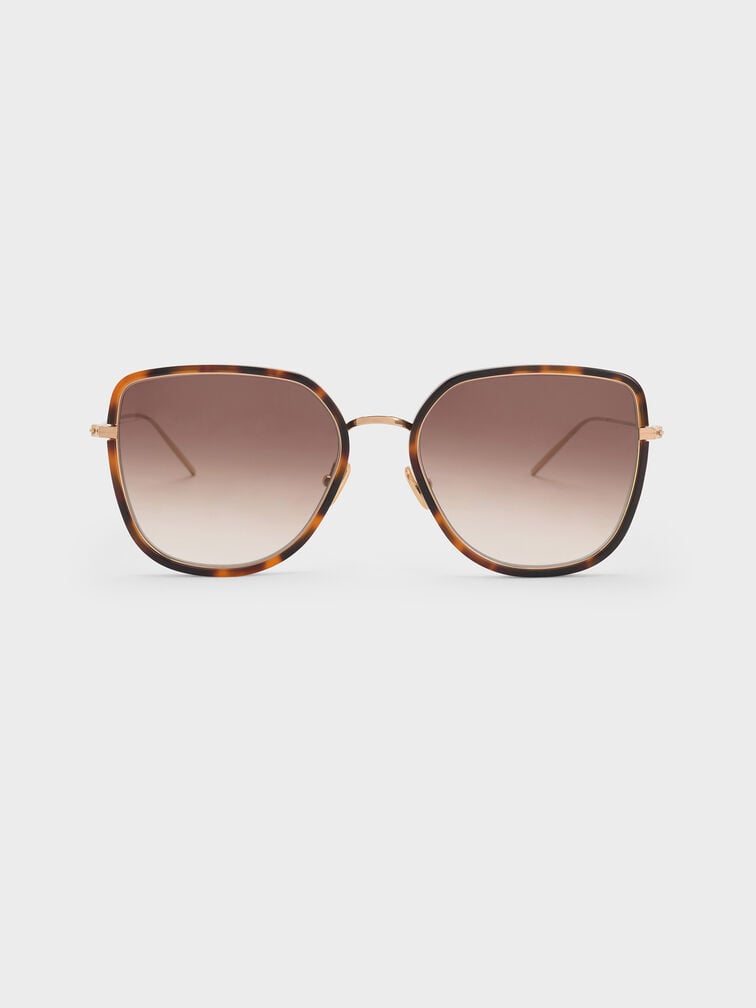 Lisbeth Tortoiseshell Butterfly Sunglasses, T. Shell, hi-res