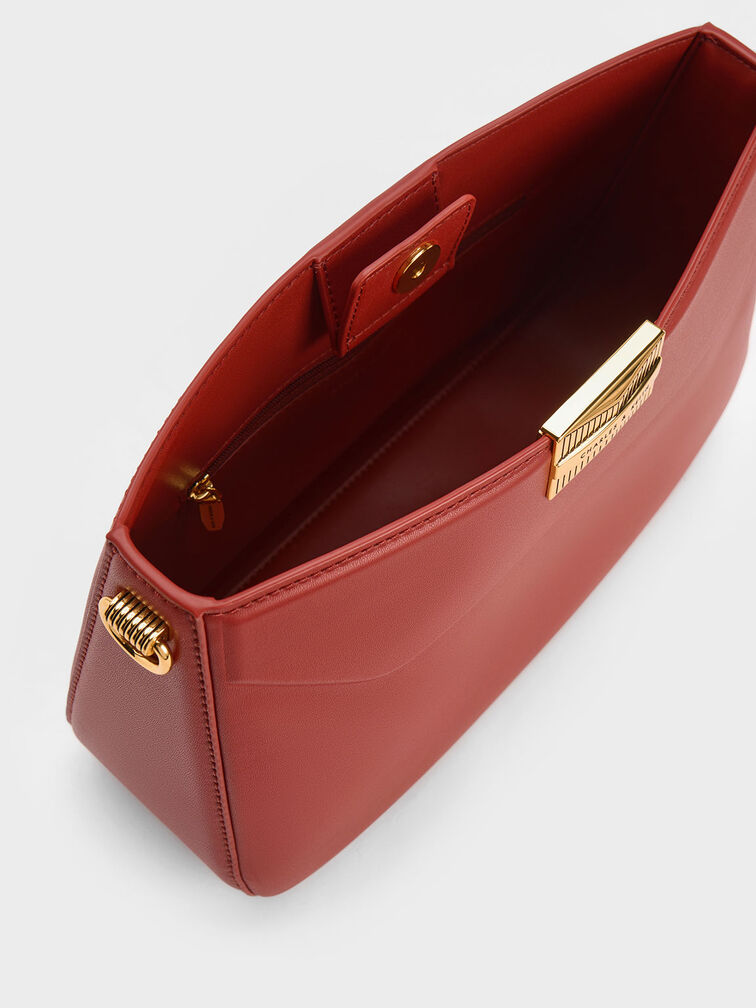Kalinda Shoulder Bag, Brick, hi-res