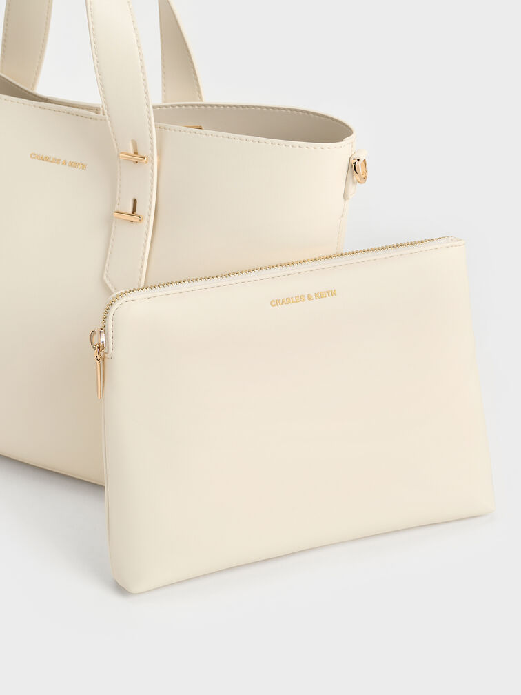 Shania Tote Bag, Cream, hi-res