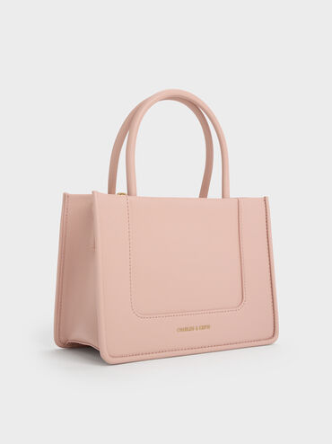 Mini Daylla Tote Bag, Light Pink, hi-res