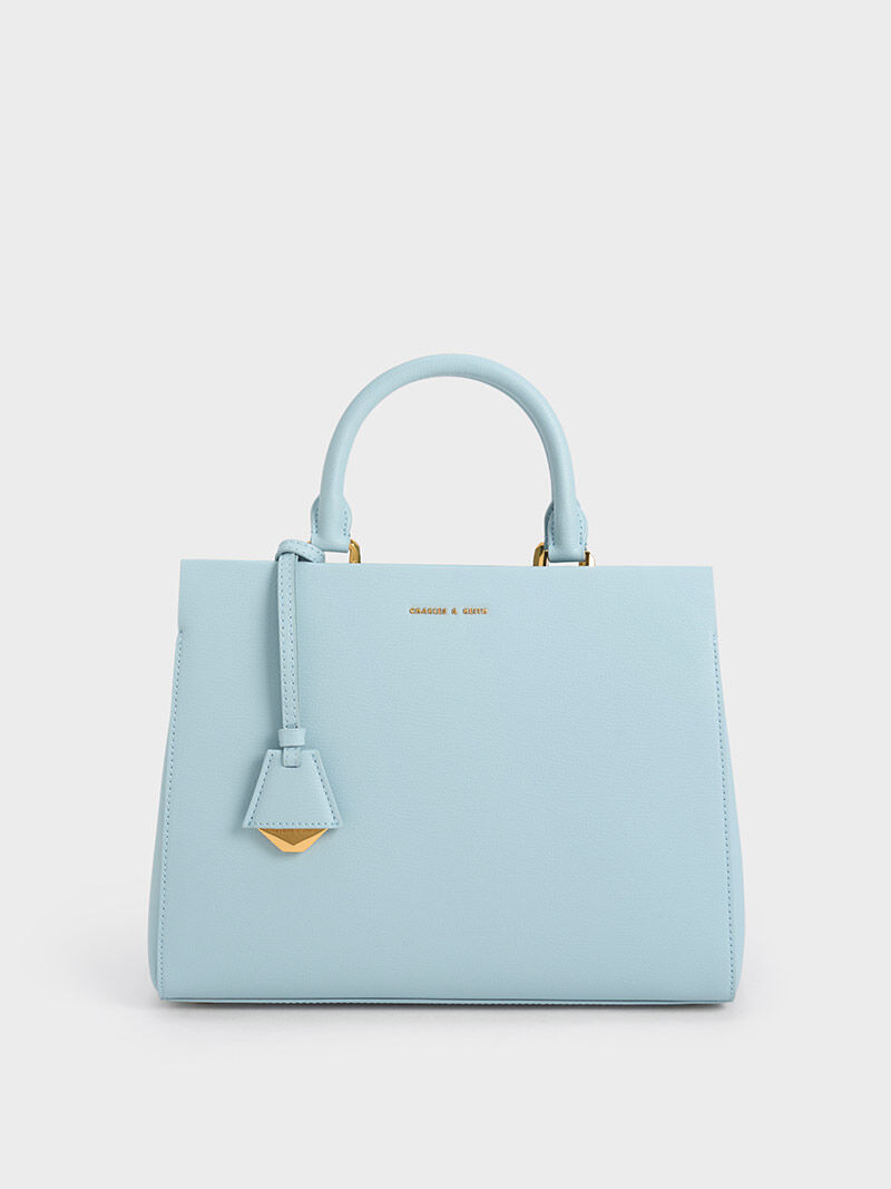 Charles and keith online blue handbag