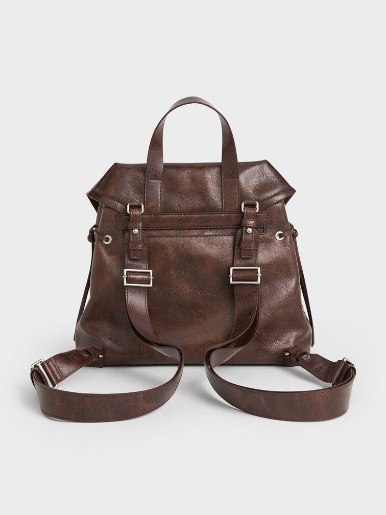 Noane Backpack, Distressed Coffee, hi-res