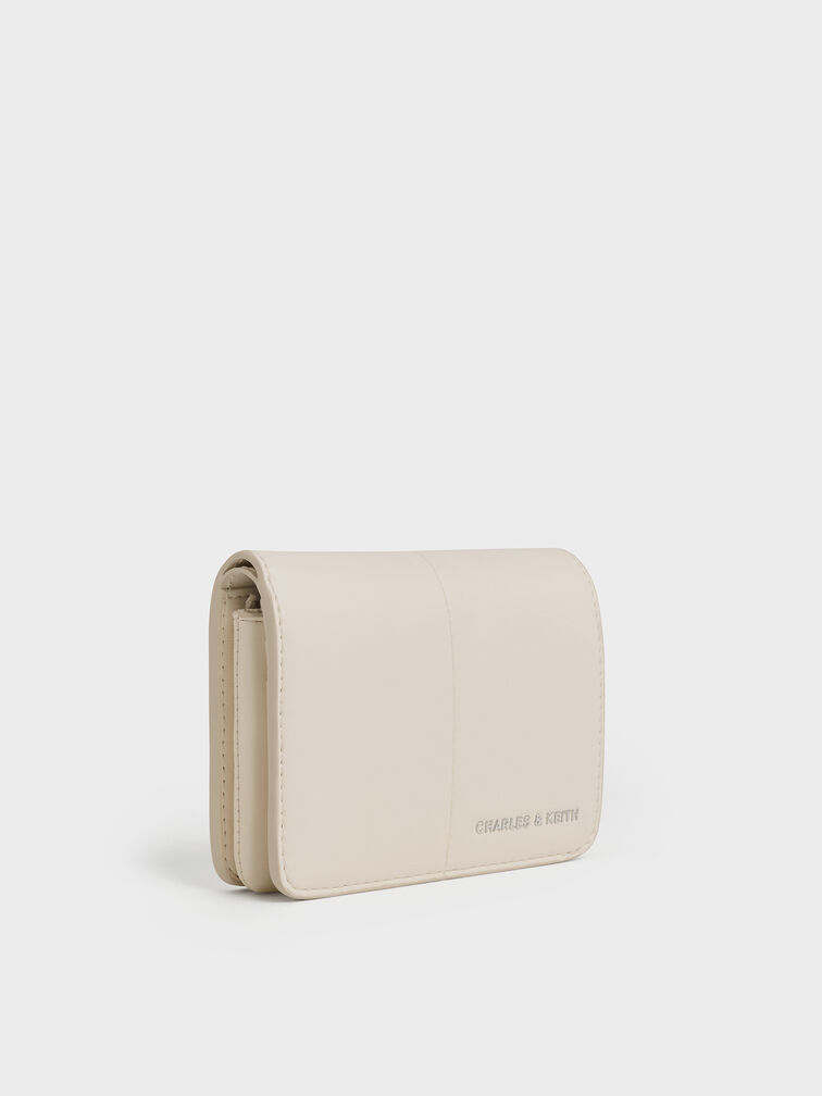 Simone Small Wallet, Cream, hi-res
