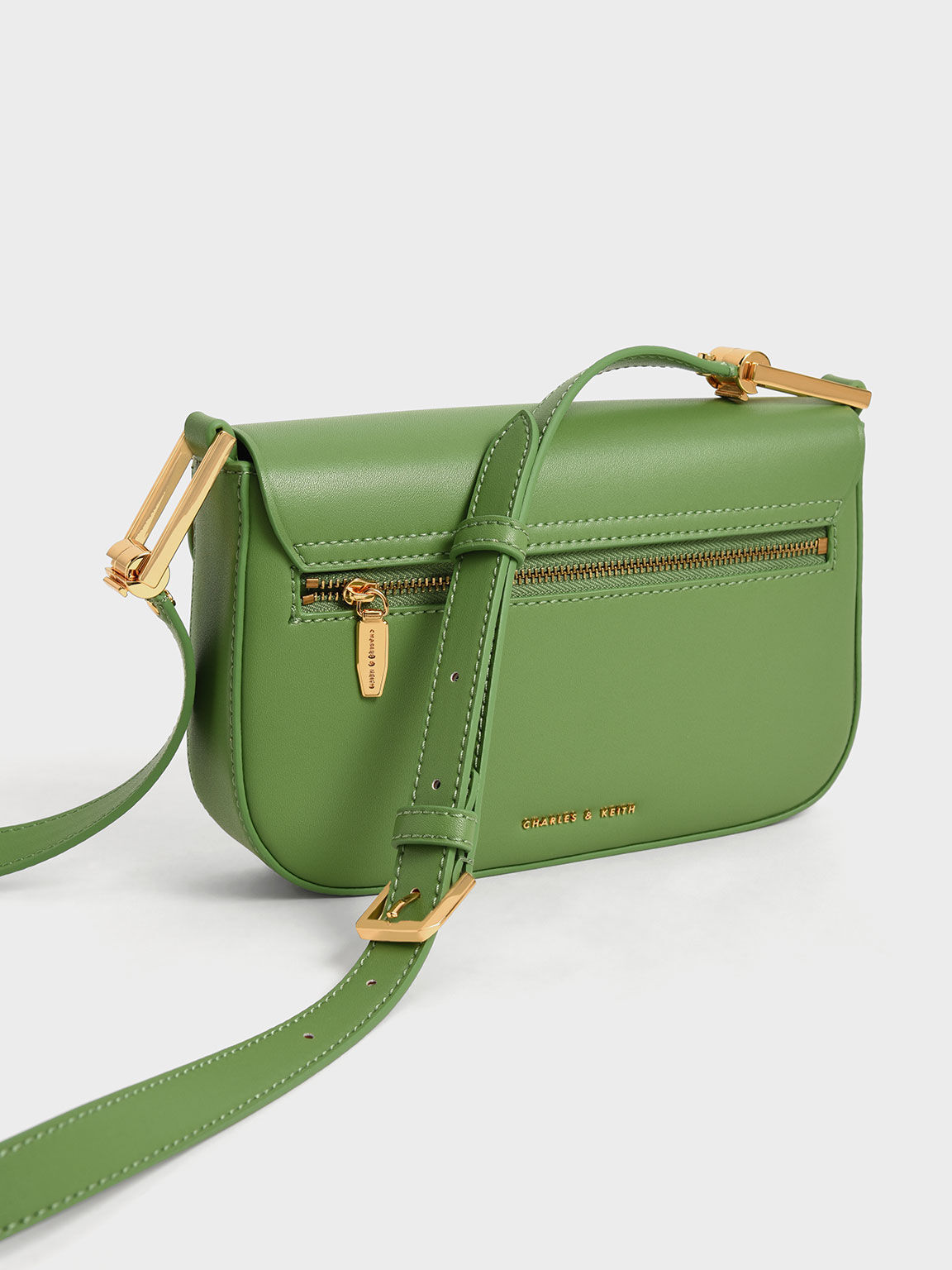 Charles and keith green bag hot sale
