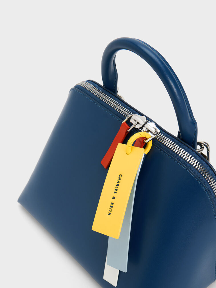 Cockade Bowling Bag, Navy, hi-res