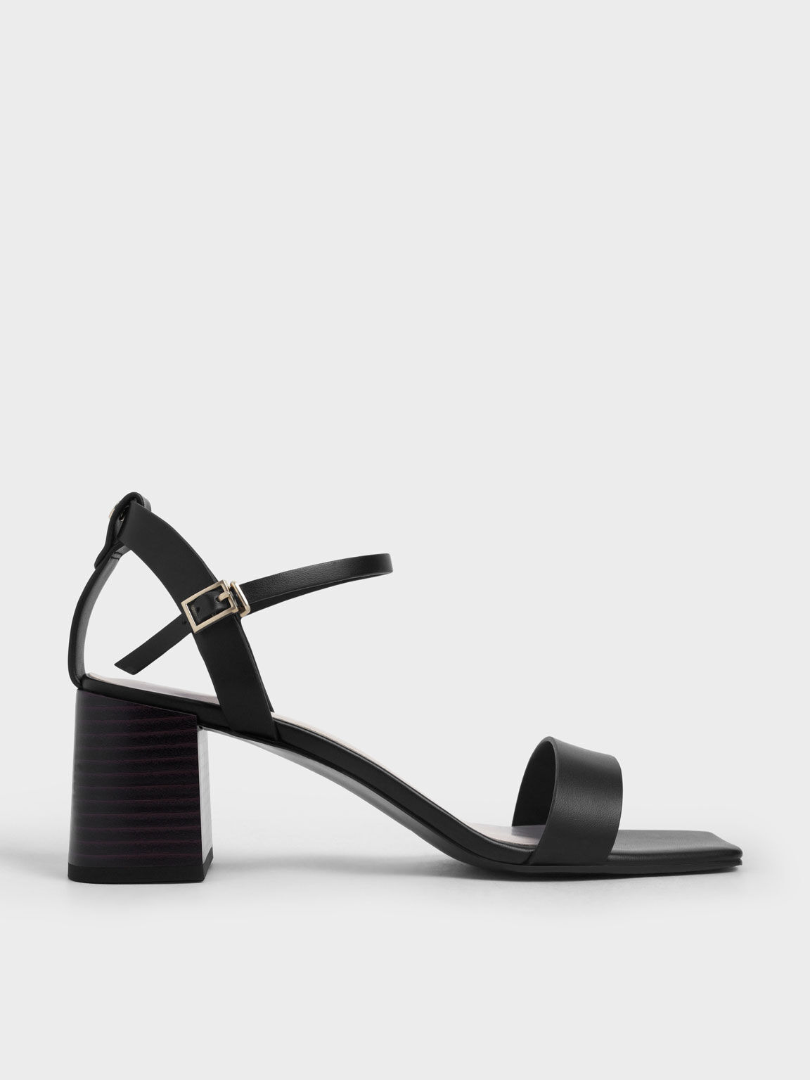 Gabor Maid Ankle Strap Sandals, Black at John Lewis & Partners
