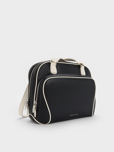Nelly Two-Tone Boxy Backpack, Multi, hi-res