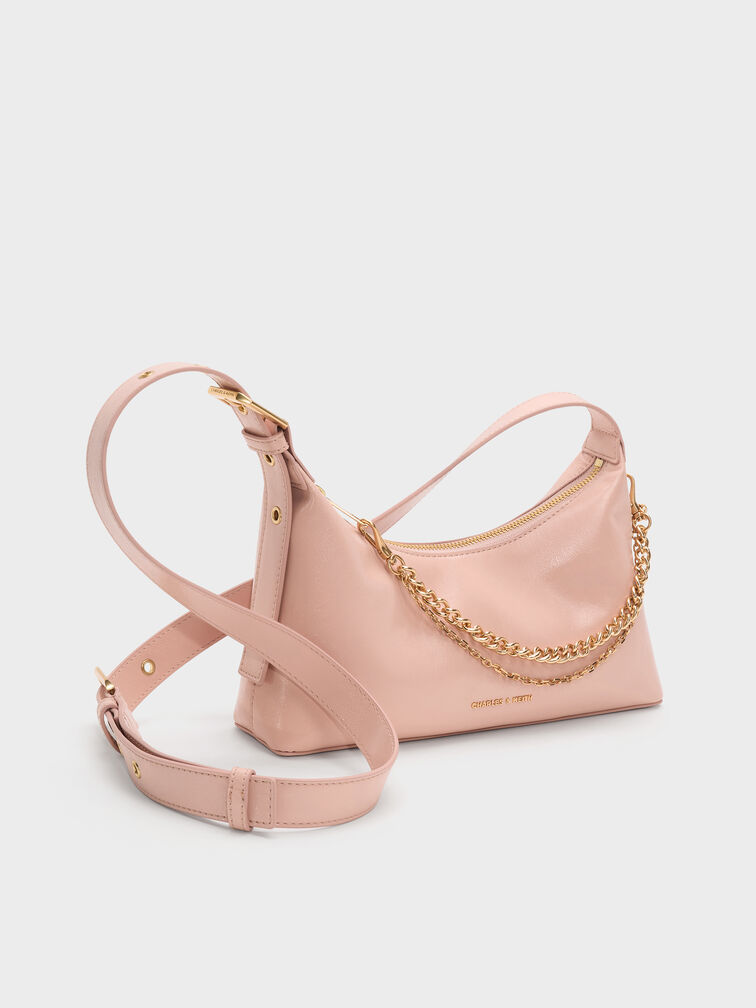 Atwood Chain Shoulder Bag, Light Pink, hi-res