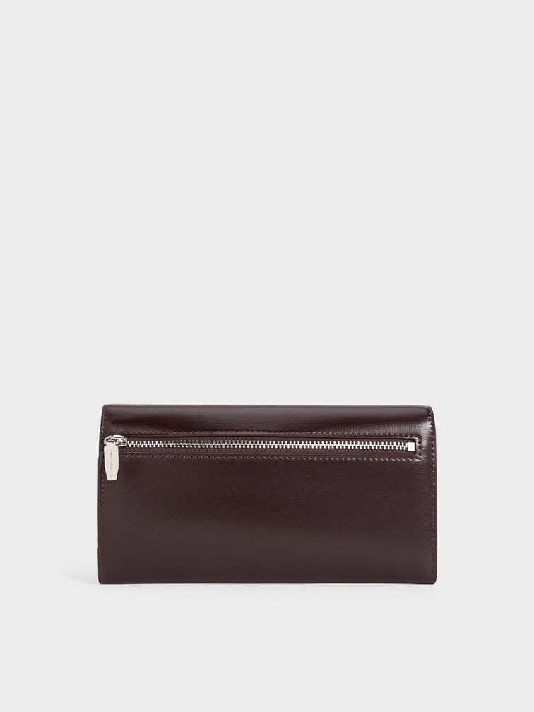 Irie Long Wallet, Plum, hi-res