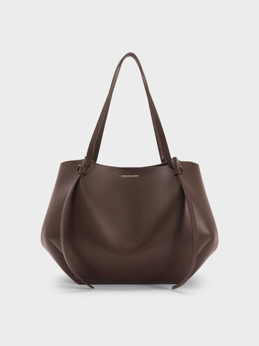 XL Calla Tote Bag, Espresso Brown, hi-res