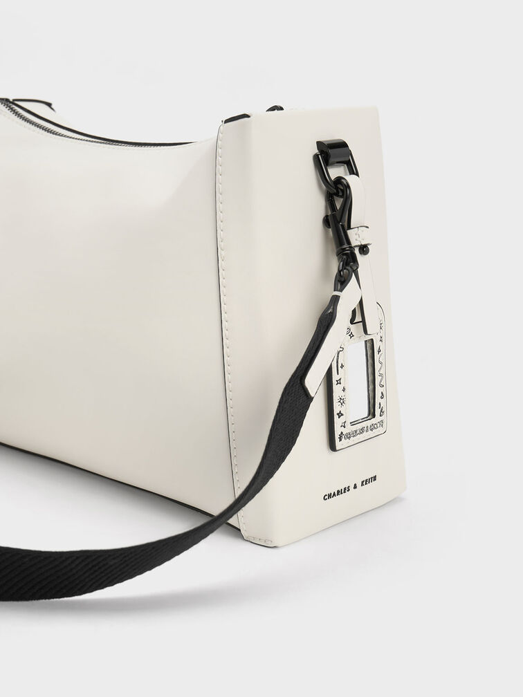 Cordele Slouchy Shoulder Bag, Cream, hi-res