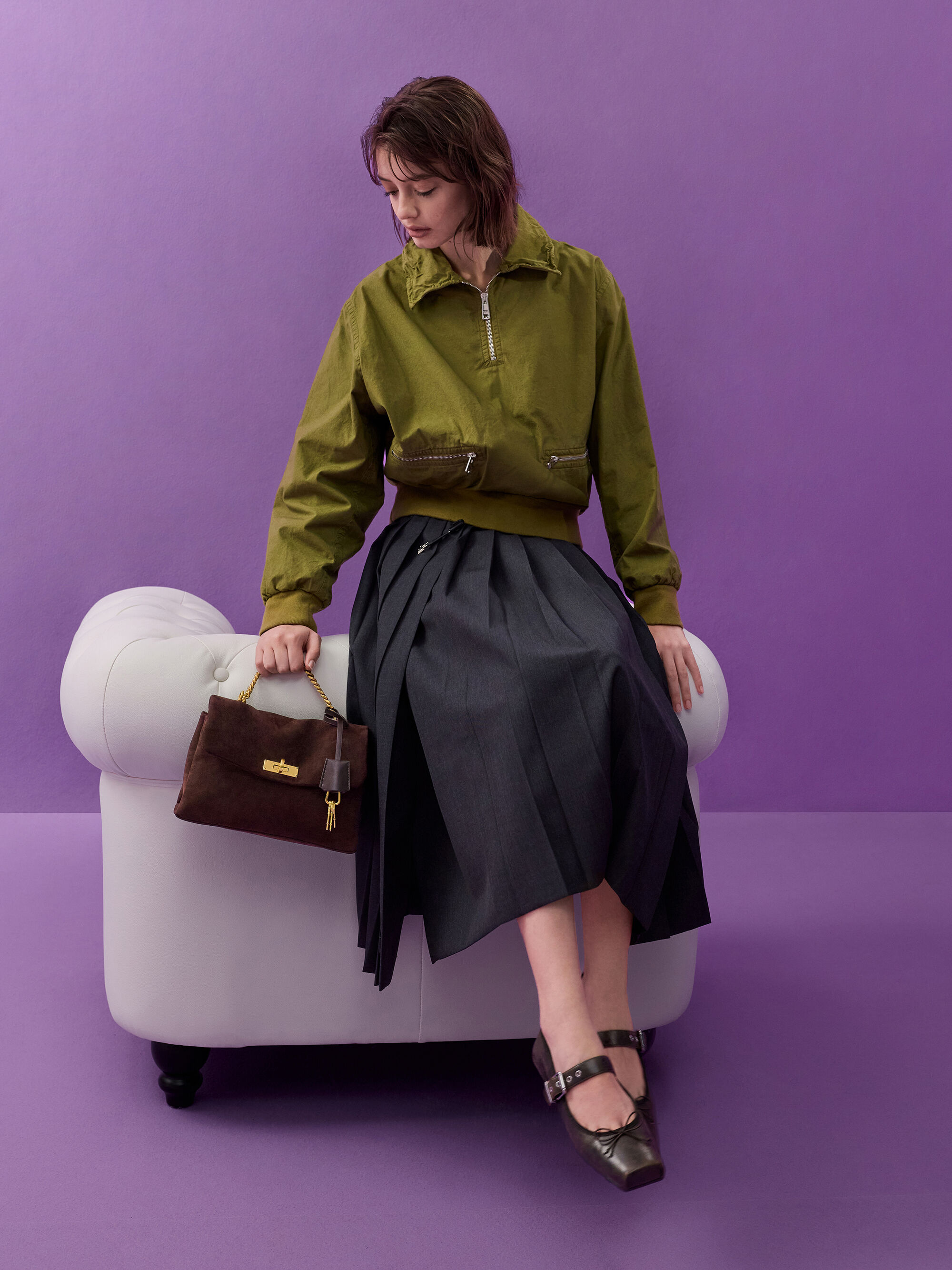 スカート THE NEWHOUSE CLAVER SKIRT XS THE NEW HOUSE CLAVER SKIRT BLACK Sサイズ THE Newhouse CLAVER SKIRT