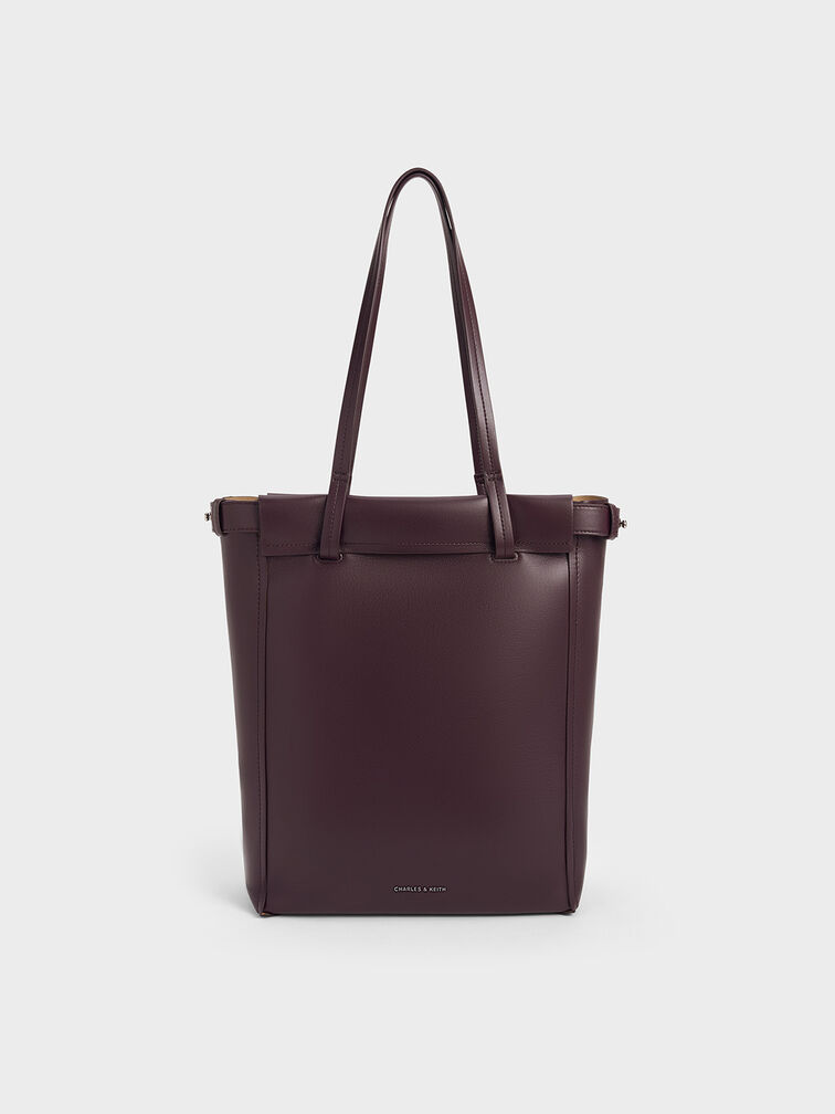Ellis Tote Bag, Plum, hi-res