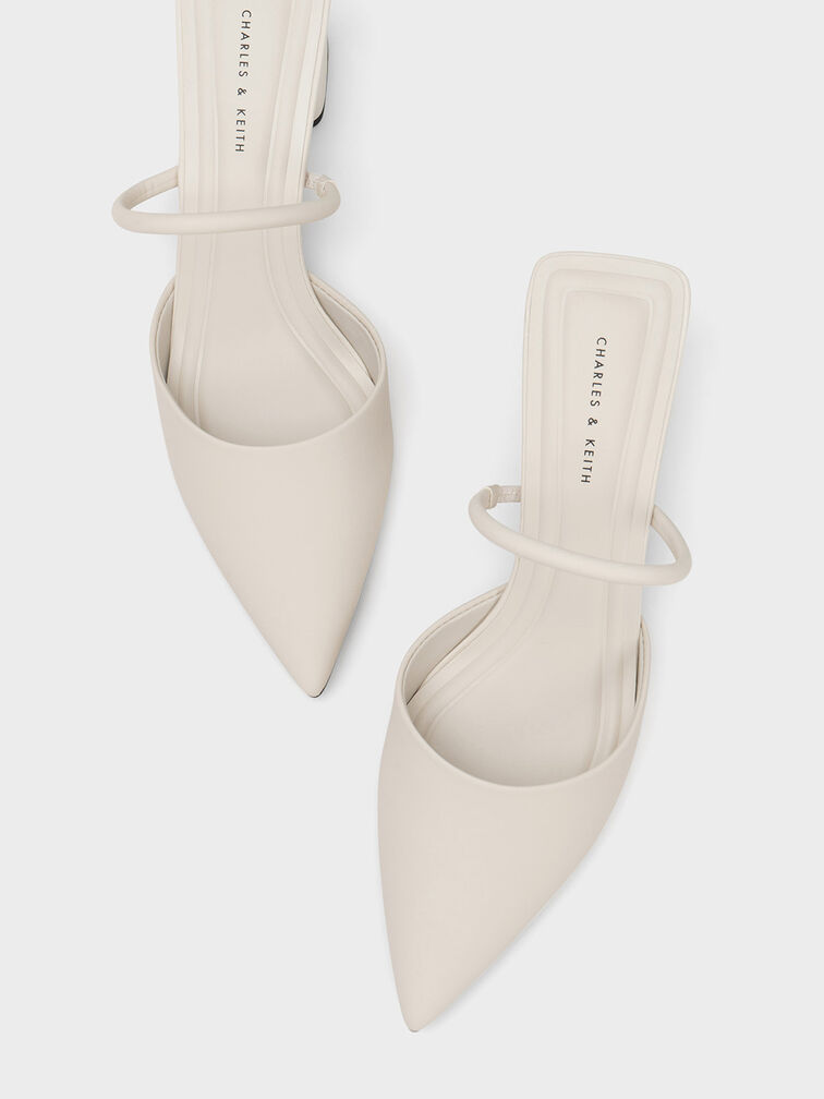 Block Heel Mules, Chalk, hi-res