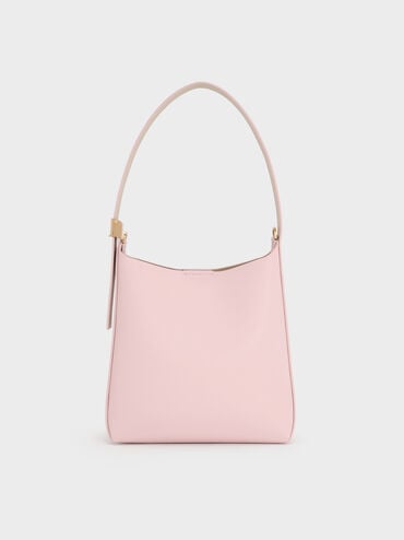 Edna Bucket Bag, Cotton Candy Pink, hi-res