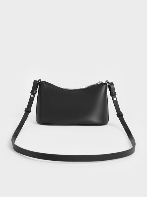Robyn Elongated Chain-Handle Bag, Noir, hi-res