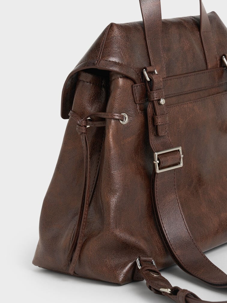 Noane Backpack, Distressed Coffee, hi-res