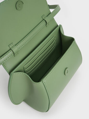 Mini Cassiopeia Front Flap Bag, Green, hi-res