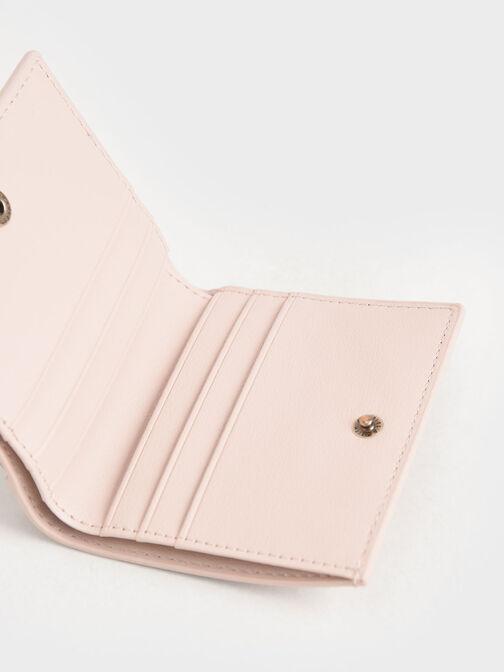 Zip Around Short Wallet, Light Pink, hi-res