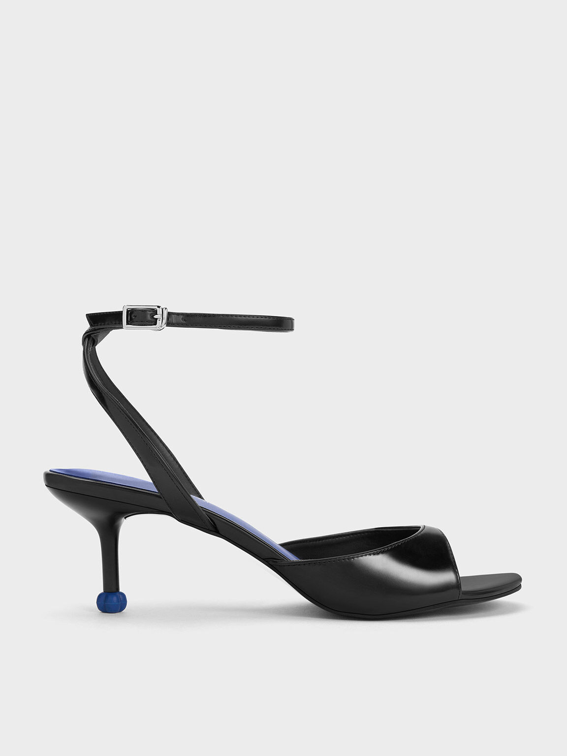 Black strappy pumps sales