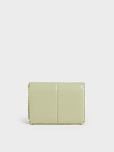 Simone Small Wallet, Matcha Green, hi-res