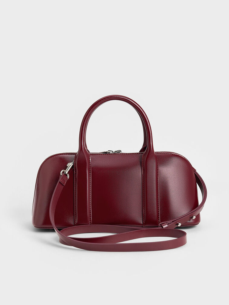Axel Elongated Bowling Bag, Burgundy, hi-res