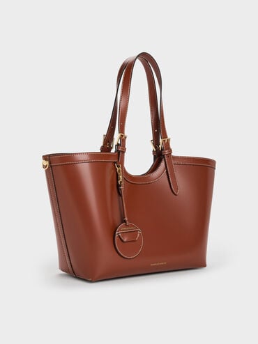 XL Enola Tote Bag, Brick, hi-res