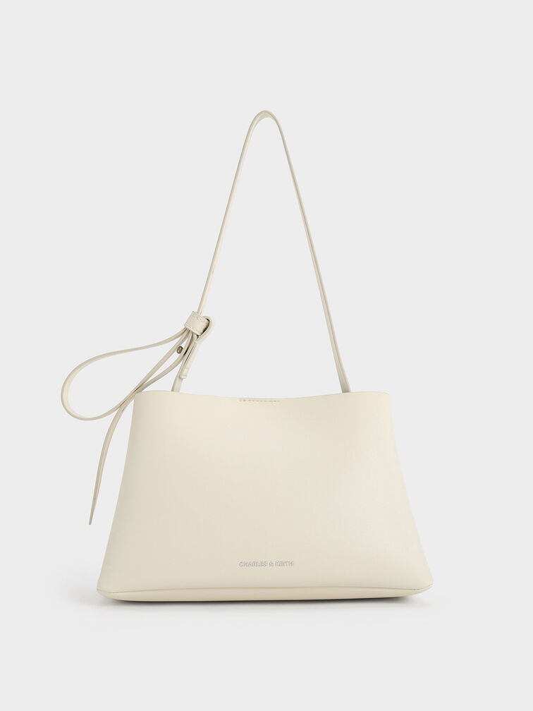 Odella Trapeze Bucket Bag, Cream, hi-res