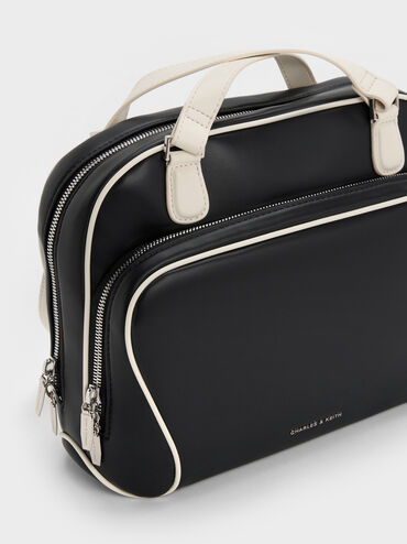 Nelly Two-Tone Boxy Backpack, Multi, hi-res