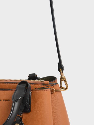 Classic Structured Bag, Tan, hi-res