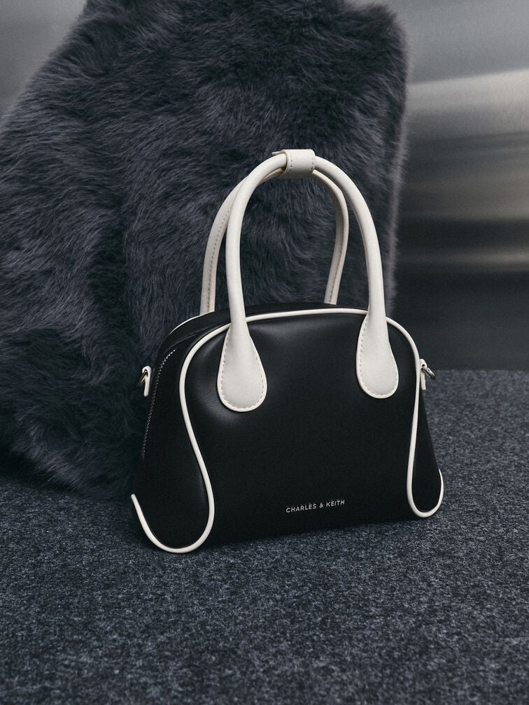 Nelly Two-Tone Bowling Bag, Multi, hi-res